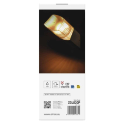 LED zahradní nástěnné svítidlo, 10,6 x 8,8 x 28,6 cm, 1 x E27, 25 W