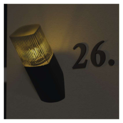 LED zahradní nástěnné svítidlo, 10,6 x 8,8 x 28,6 cm, 1 x E27, 25 W