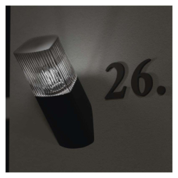 LED zahradní nástěnné svítidlo, 10,6 x 8,8 x 28,6 cm, 1 x E27, 25 W