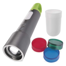 LED nabíjecí kovová svítilna, 600 lm, 1 200 mAh
