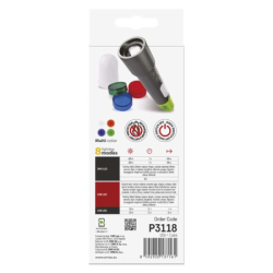 LED nabíjecí kovová svítilna, 600 lm, 1 200 mAh