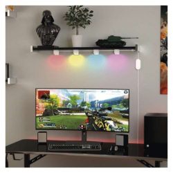 GoSmart LED bodové svítidlo – řetěz 255 cm, 12 dílů, 7 W, RGBIC+CCT, stmívatelné, WiFi