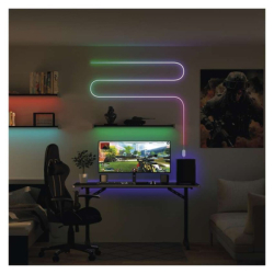 GoSmart ohebný LED pásek NEON bílý, 3 m, 24 W, RGB, stmívatelný, WiFi