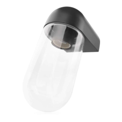 LED zahradní nástěnné svítidlo CASSIA, 12,6 × 9,5 × 22,2 cm, 1 × E27, 15 W