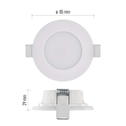 LED bodové svítidlo LORI 4,5W 345LM IP65 CCT bílá