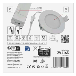 LED bodové svítidlo LORI 4,5W 345LM IP65 CCT bílá