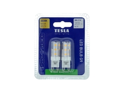 Tesla - LED žárovka G9, 2W, 230V, 200lm, 3000K teplá bílá, 2ks v balení