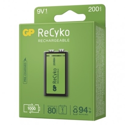 Nabíjecí baterie GP ReCyko 200 (9V)
