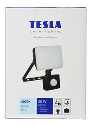Tesla - LED reflektor se senzorem 30W, 2760lm, 230V, 4000K, Ra 80, 110st