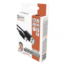USB kabel 2.0 A/M - mini B/M 2m černý