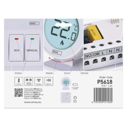 Pokojový manuální bezdrátový termostat P5618