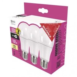Emos LED žárovka Classic A60 14W E27 teplá bílá, 3 ks