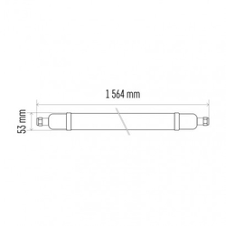 LED prachotěsné svítidlo DUSTY 45W NW, IP65