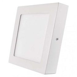 LED panel 170×170, čtvercový přisazený bílý, 12W teplá bílá