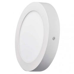 LED panel 170mm, kruhový přisazený bílý, 12W teplá bílá