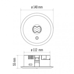 Nouzové svítidlo 3W 240lm 3h MT