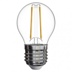 LED žárovka Filament Mini Globe 2W E27 teplá bílá