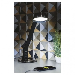 LED stolní lampa SIMON, černá