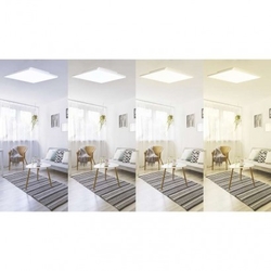 LED přisazené svítidlo EXCLUSIVE, čtvercové 18W frameless, stmív. se změnou CCT, CRI>95