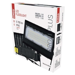 LED reflektor PROFI PLUS černý, 50W neutrální bílá