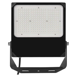 LED reflektor PROFI PLUS asymmetric 200W, černý, neutrální bílá