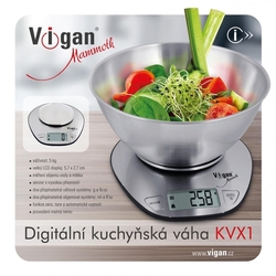 VIGAN Mammoth KVX1 kuchyňská váha, digital, nerez