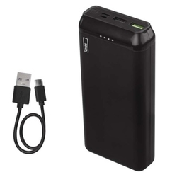 Powerbanka EMOS AlphaQ2 20, 20 000 mAh, 22,5 W, černá