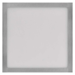 LED přisazené svítidlo NEXXO, čtvercové, stříbrné, 12,5W, se změnou CCT