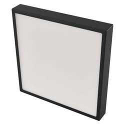LED přisazené svítidlo NEXXO, čtvercové, černé, 28,5W, se změnou CCT