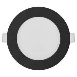 LED vestavné svítidlo NEXXO, kruhové, černé, 7W, se změnou CCT