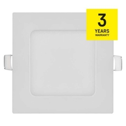 LED vestavné svítidlo NEXXO, čtvercové, bílé, 7W, teplá bílá