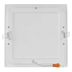 LED vestavné svítidlo NEXXO, čtvercové, bílé, 18W, teplá bílá