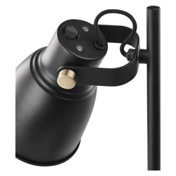 Stolní lampa JULIAN na žárovku E27, černá