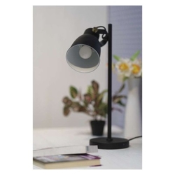 Stolní lampa JULIAN na žárovku E27, černá