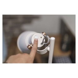 Stolní lampa JULIAN na žárovku E27, bílá