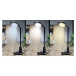 LED stolní lampa WESLEY, černá