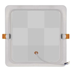 LED vestavné svítidlo RUBIC, čtvercové, 24W neutrální bílá