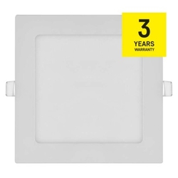 LED vestavné svítidlo NEXXO, čtvercové, bílé, 12,5W, neutrální bílá