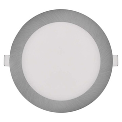 LED vestavné svítidlo NEXXO, kruhové, stříbrné, 12,5W, se změnou CCT