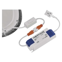 LED vestavné svítidlo NEXXO, kruhové, stříbrné, 12,5W, se změnou CCT