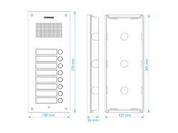 COMMAX DR-8UM dveřní stanice