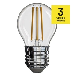 LED žárovka Filament Mini Globe 3,4W E14 neutrální bílá