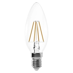 LED žárovka Filament Candle 3,4W E14 neutrální bílá