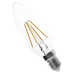 LED žárovka Filament Candle 3,4W E14 neutrální bílá