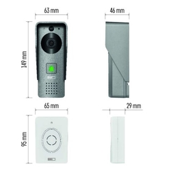 GoSmart Domovní bezdrátový videozvonek IP-09C s wifi
