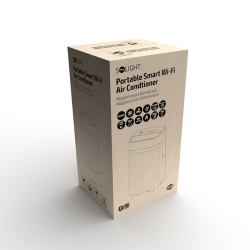 Solight mobilní klimatizace 12000 BTU, smart WiFi, chlazení, odvhlčování, ventilátor