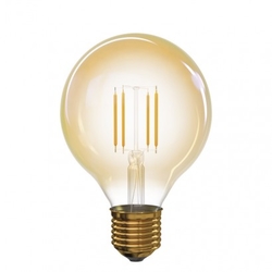 LED žárovka Vintage G95 4W E27 teplá bílá+