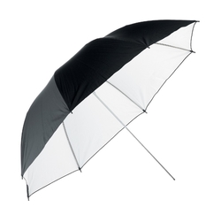 St.deštník  BW-110cm/ BLACK/WHITE, Terronic