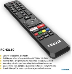 Finlux LED TV 24FHMF5770 ANDROID DVB S2/T2/C, HEVC, SMART WIFI, 12V