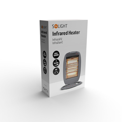 Solight Infrazářič - topný výkon 1200 W, 3 nastavitelné úrovně vytápění